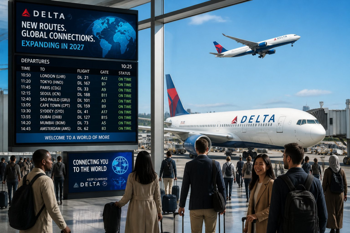 Delta Air Lines Expands International Routes for 2027