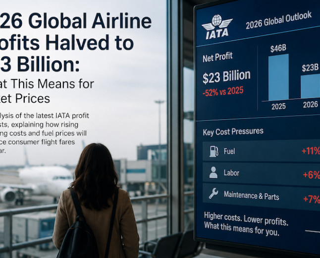 2026 Airline Profits Drop to $23B: Will Airfares Rise?