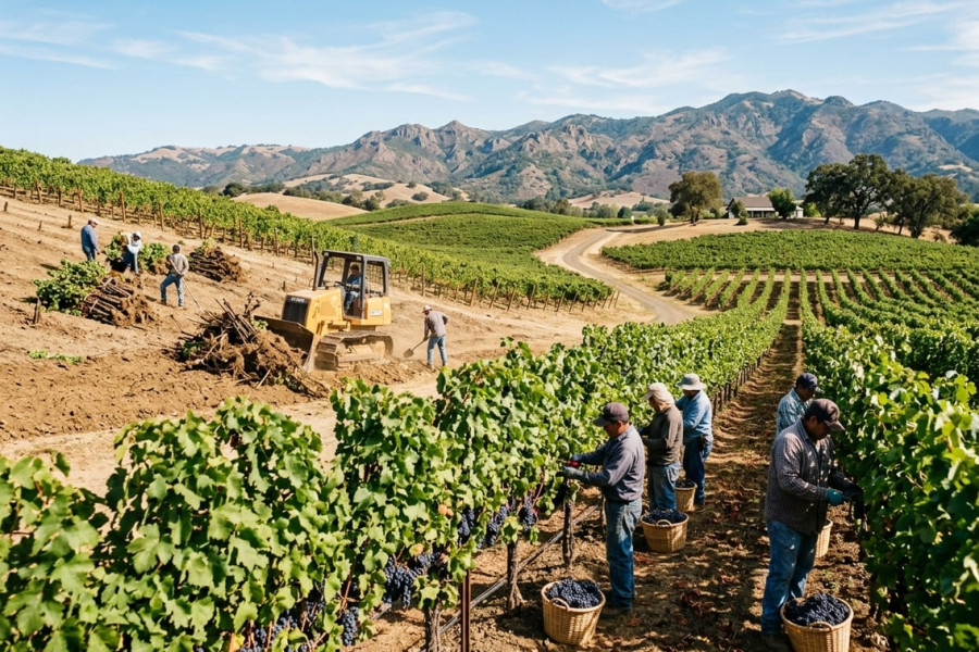 California Wine Market Correction Reshapes 2026 Harvest